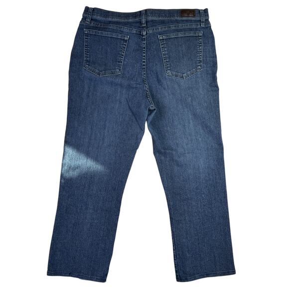 Lee Classic Fit Straight Leg Blue Jeans - At the Waist - Plus Size 16 Petite - Picture 3 of 14
